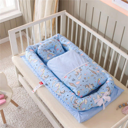 Anti-Pressure Newborn Foldable Portable Crib