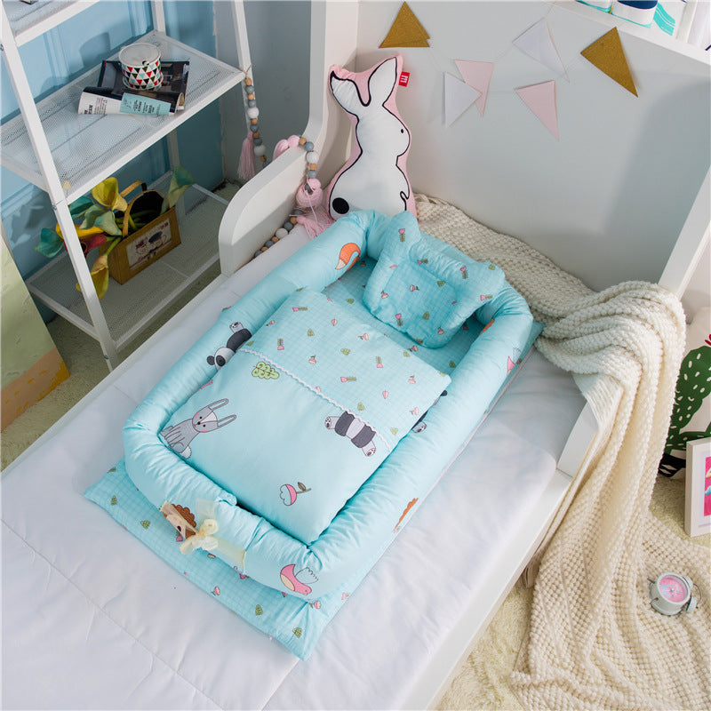 Anti-Pressure Newborn Foldable Portable Crib