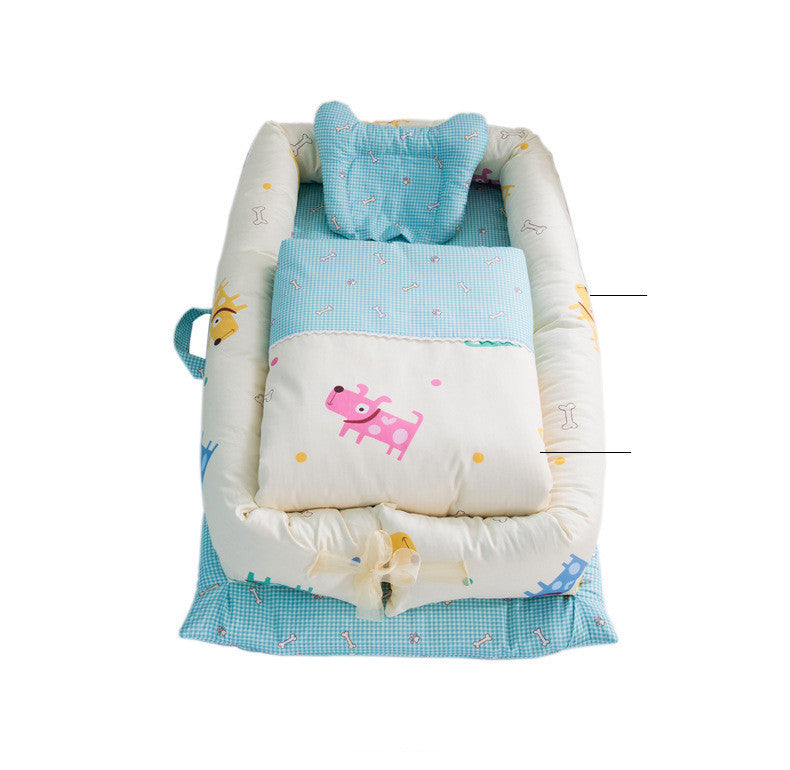 Anti-Pressure Newborn Foldable Portable Crib