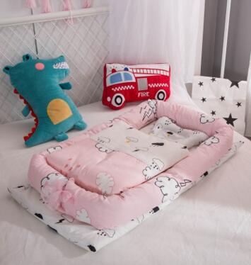 Anti-Pressure Newborn Foldable Portable Crib