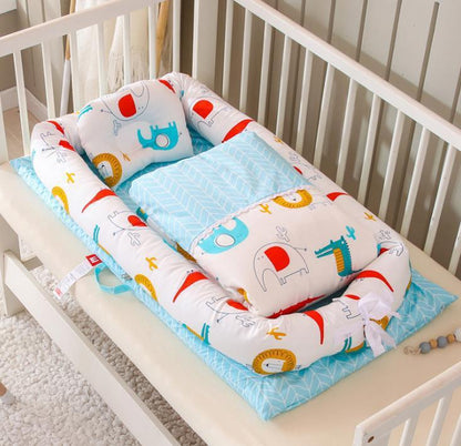 Anti-Pressure Newborn Foldable Portable Crib