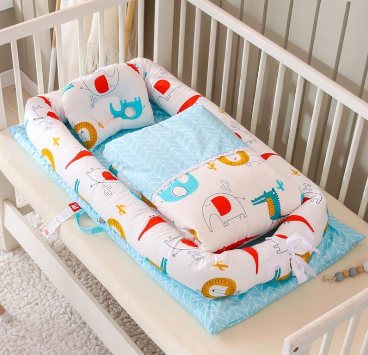 Anti-Pressure Newborn Foldable Portable Crib