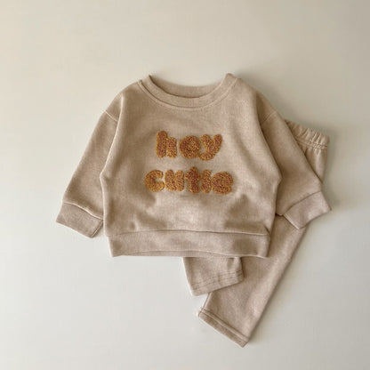 Spring And Autumn Newborn Two-Piece Suit