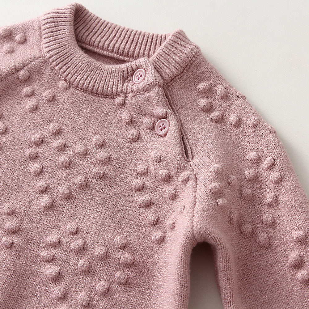 Children's Knitted Sweater And Pants Set