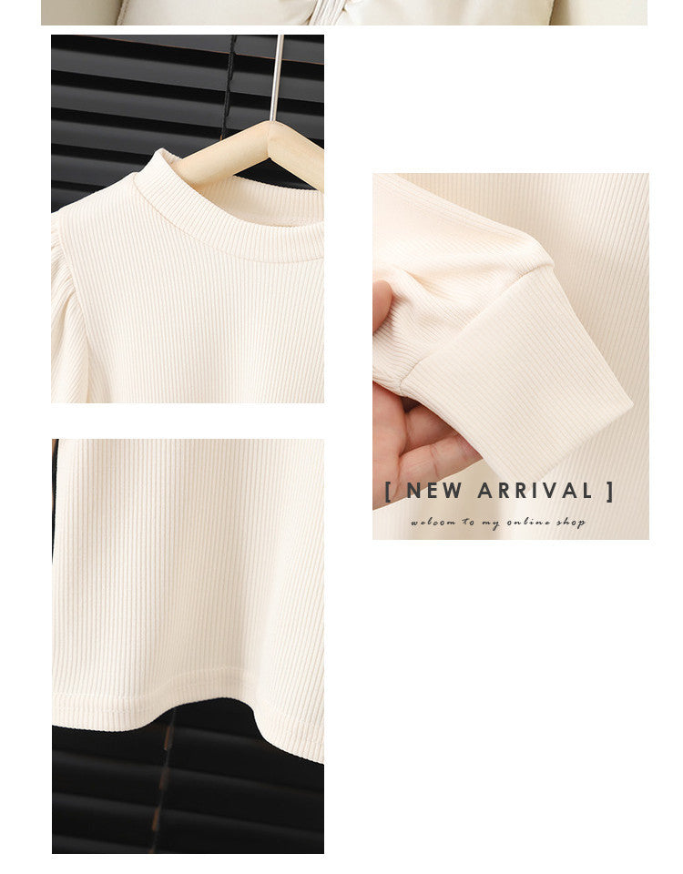 Baby Girl Round-Neck Long-Sleeved Dress