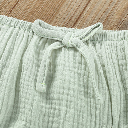 Girls' Green and Pink 2 Piece Suit